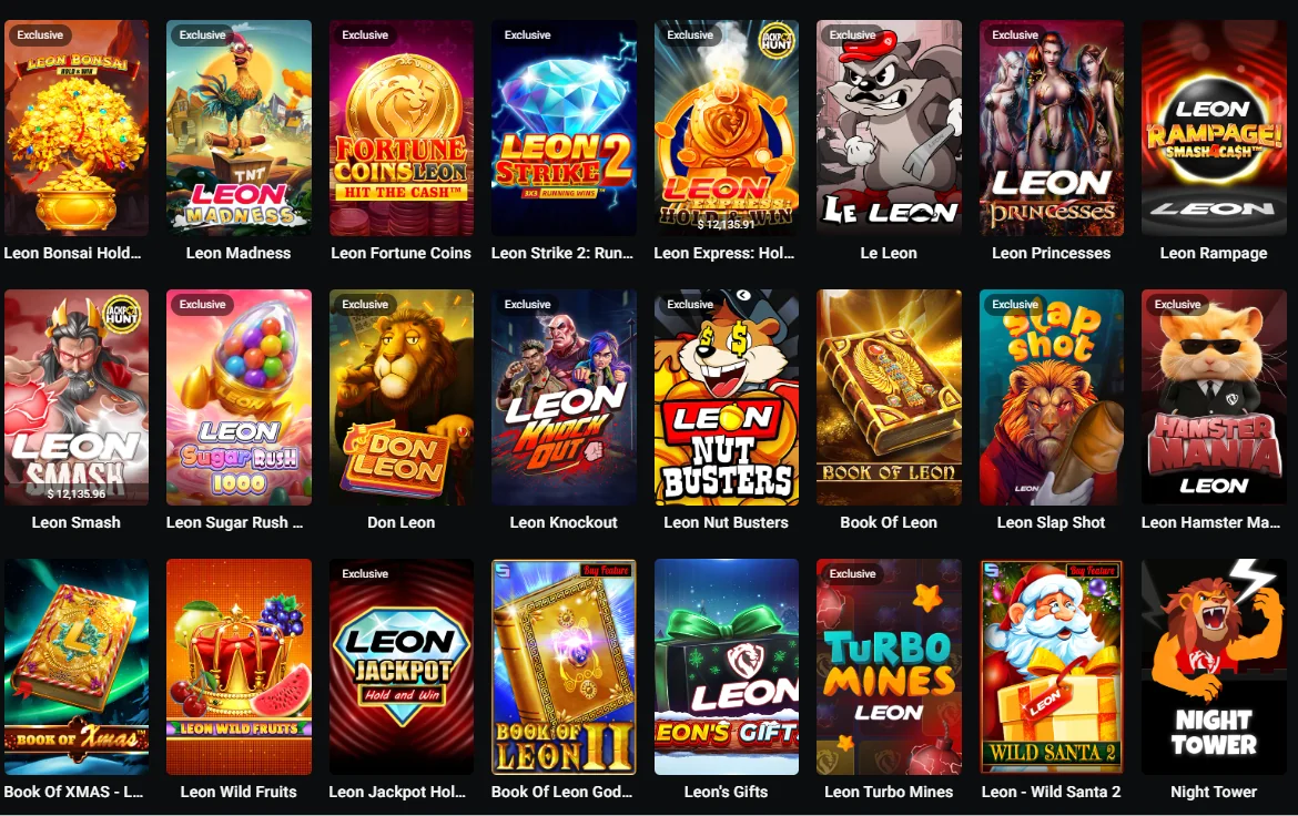 LEON Casino Australia pokies